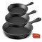 Nutrichef 10" 8" & 6" Fry Pan NCCI76 - alternate 1